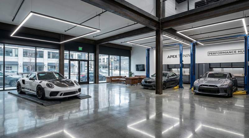 萝莉岛汽车改装门店