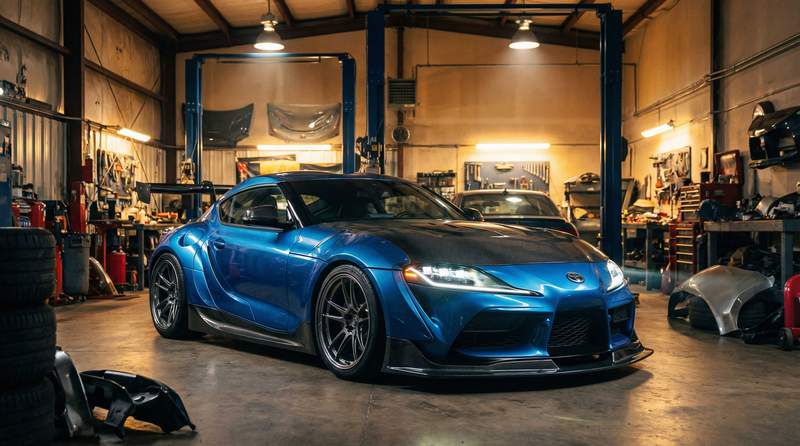 萝莉岛Supra跑车视频